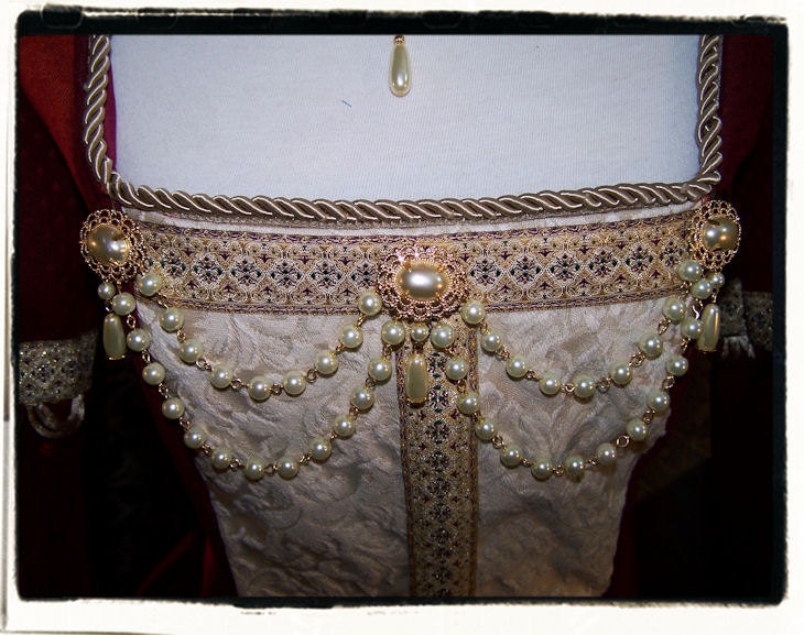Princess Pearl Tudor Renaissance Bodice Jewelry Jewels