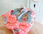 Baby Shoe Pattern - Open Toe Knotted Baby Bootie Size newborn to 2T