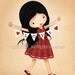 Children Decor. Kids Wall Art Print. Nursery art ,  love hearts kids room decor nursery decoration, girls room picture