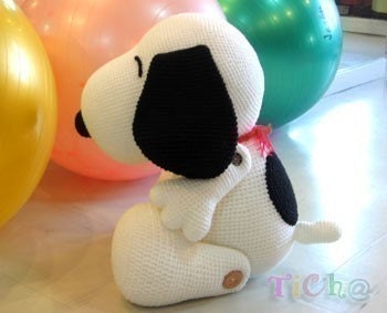 Snoopy 27 inches - PDF amigurumi crochet pattern