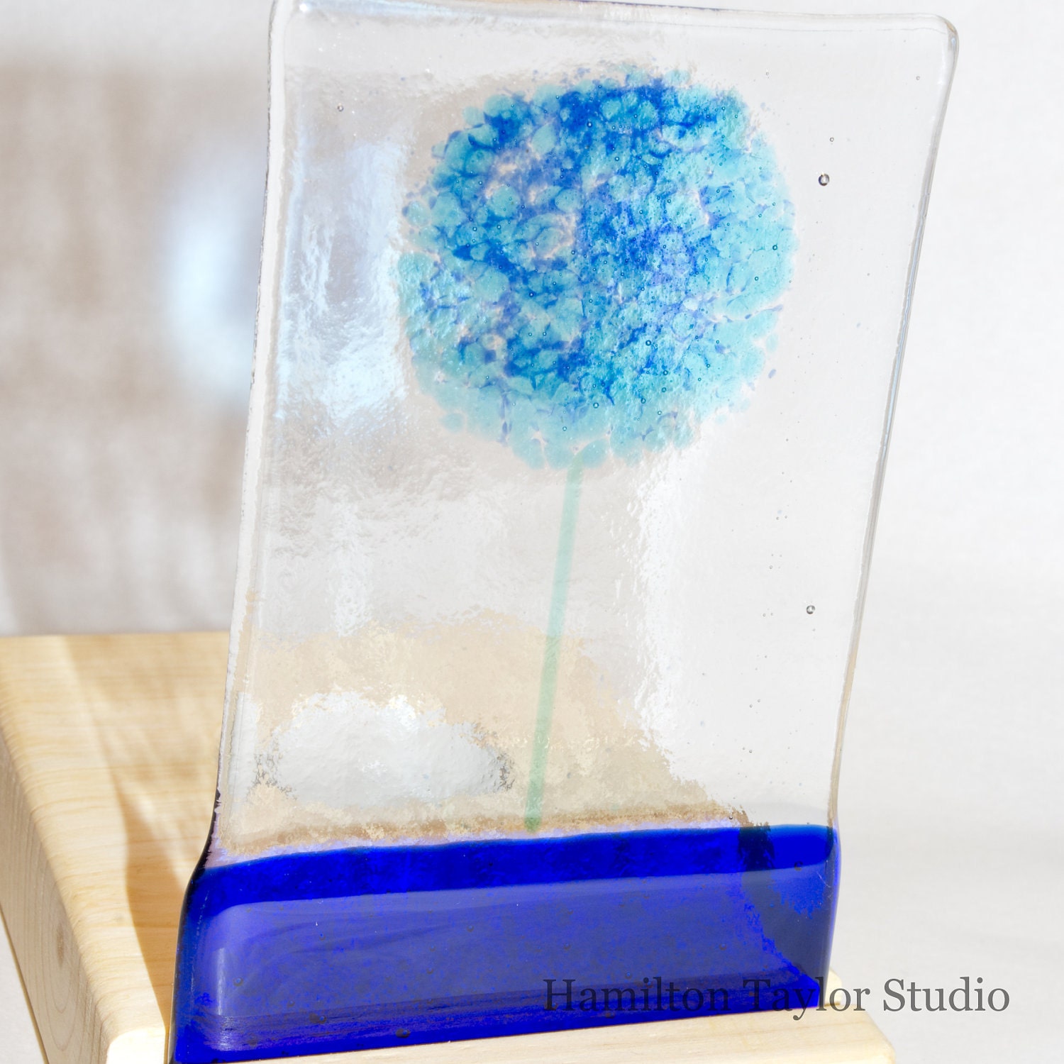 Blue Allium Tealight