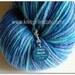 Yarn Snob REMOVABLE Crochet Charm Stitch Marker (Light Blue)