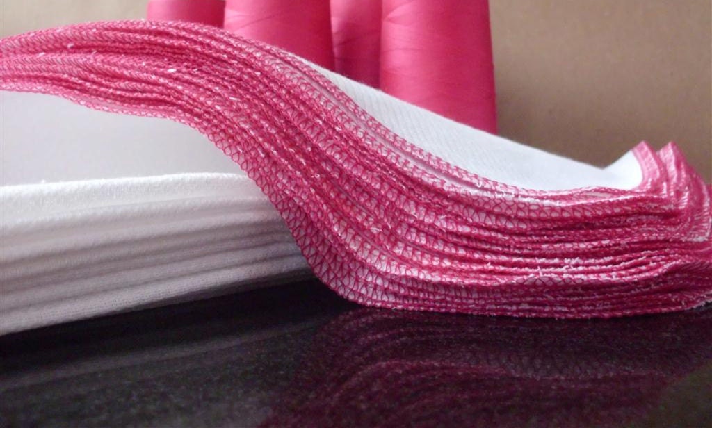 Unpaper Towels with Hot Pink Edges - Set of 12