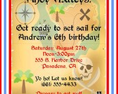 PIRATE Birthday Invitation - PRINTABLE - By A Blissful Nest Il_170x135