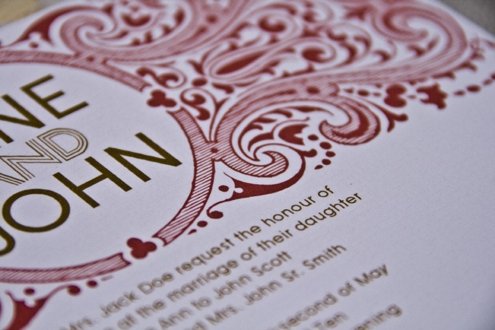 Blanche Wedding Invitation Suite
