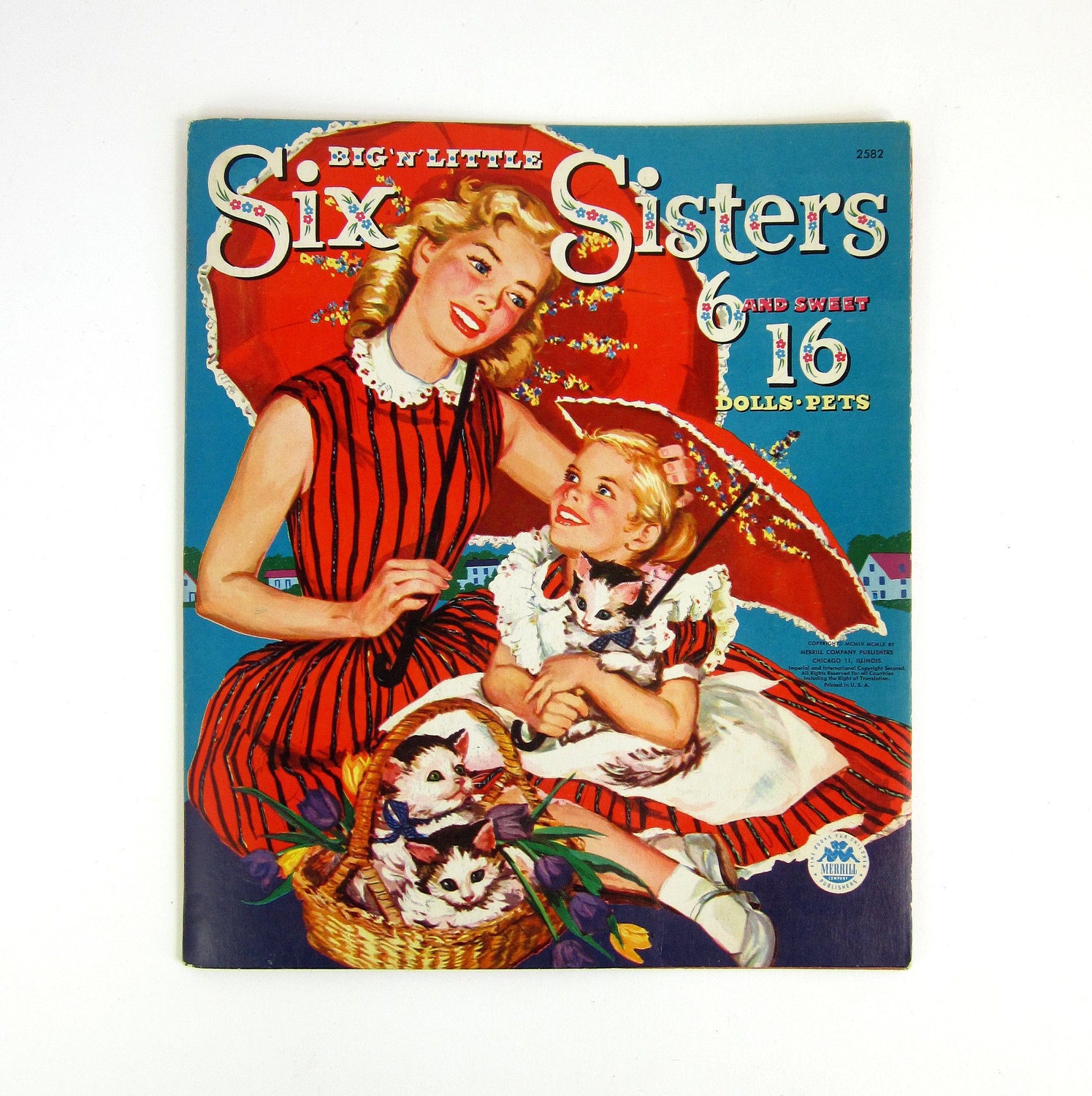 Big 'N' Little Six Sisters Paper Dolls 1960 / 6 and Sweet 16