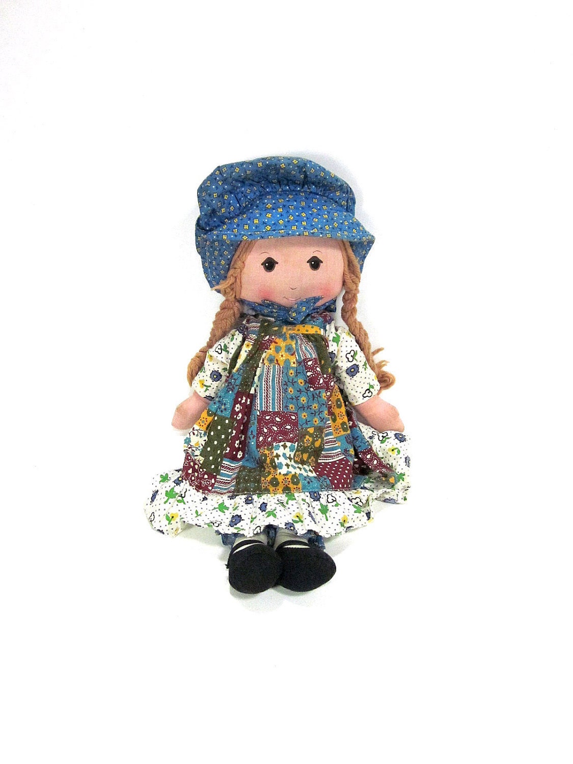 Knickerbockers HOLLY HOBBIE 16 Inch Rag Doll 1974