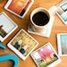 RESERVED for trifro - Polaroid Coaster - His and Her