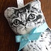 Smelly Cat Smelly Cat Gocco Printed Lavender Sachet with Blue Bow
