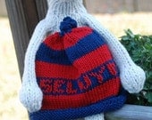 Personalized Knit Baby Hat
