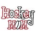 Hockey Mom Embroidery Machine Applique Design 2556
