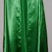 Child's Dressup Dress Up Cape Costume Cosplay Green Satin Size Medium 7 8 9