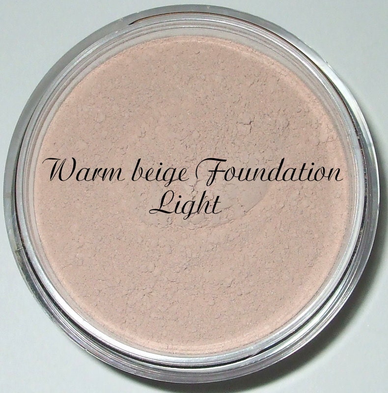 WARM BEIGE FOUNDATION light  - vegan - Pure Mineral Face