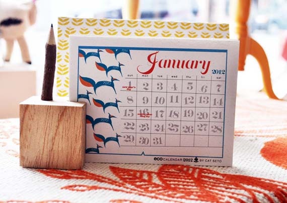 2012 Eco Desk Calendar