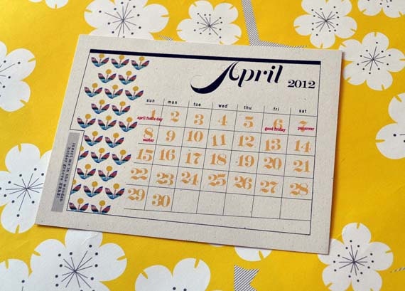 2012 Eco Desk Calendar