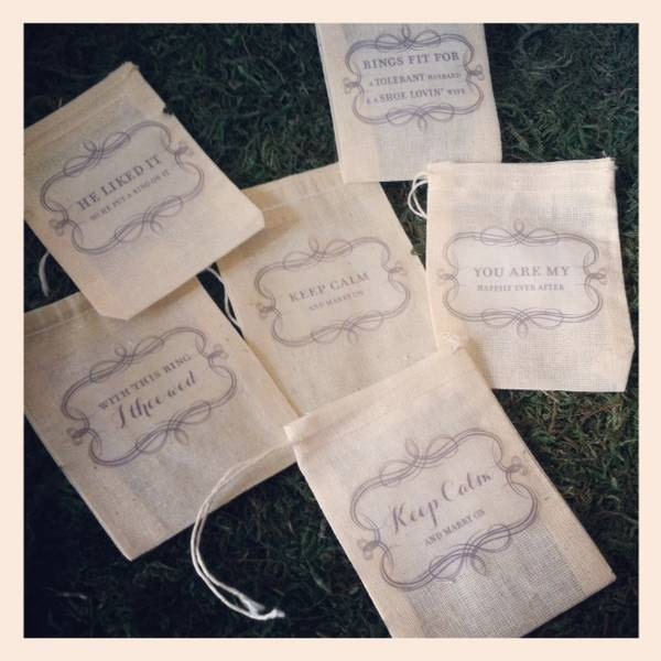 Muslin Ring Bag
