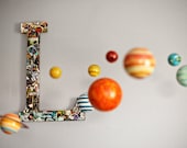 Superhero Comic Book Decoupage letter
