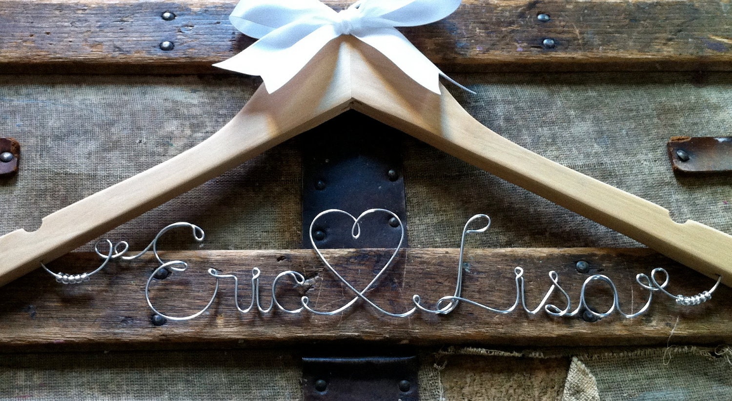 Personalized Bridal Hanger, Custom Wedding Dress Hanger, for Bride, a lovely gift for Bridesmaid or Graduate