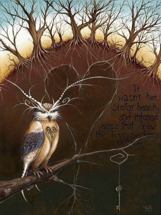 Heart Hill Forest by Shanna Trumbly- Canvas Giclee Print  17 X 22