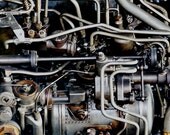 Lockheed Blackbird, Abstract Aero Engine Close Up - 24x16 inch Fine Art Photography - Signed Limited Edition