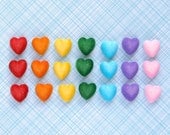 Little Heart Sugar Decorations for Cupcake and Cake Decorating (21) - Rainbow Mix Il_170x135