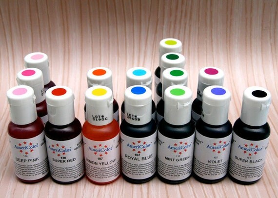 Electric Yellow Gel Paste Food Coloring for Cupcakes and Cookies Il_570xn