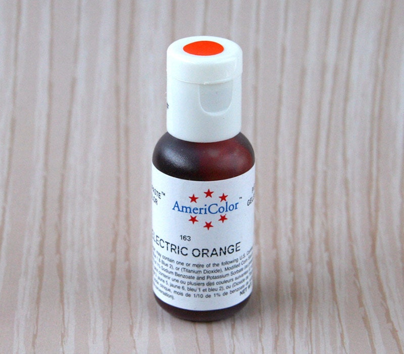 Electric Orange Americolor Food Coloring Il_570xn