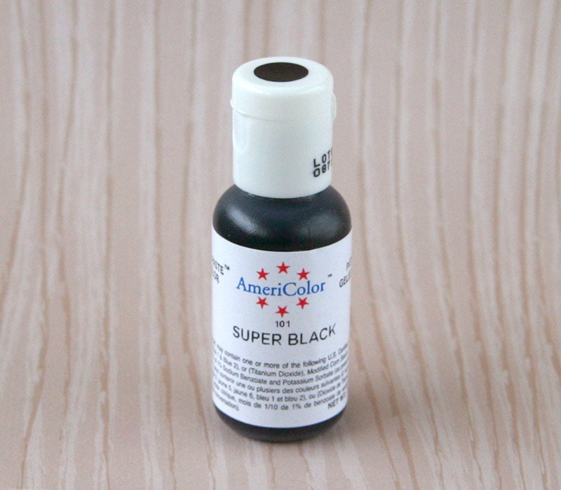 Black Americolor Gel Paste Food Coloring Il_570xn