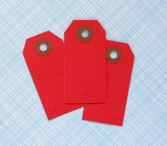 Little Red Shipping Tags (100) Il_570xn
