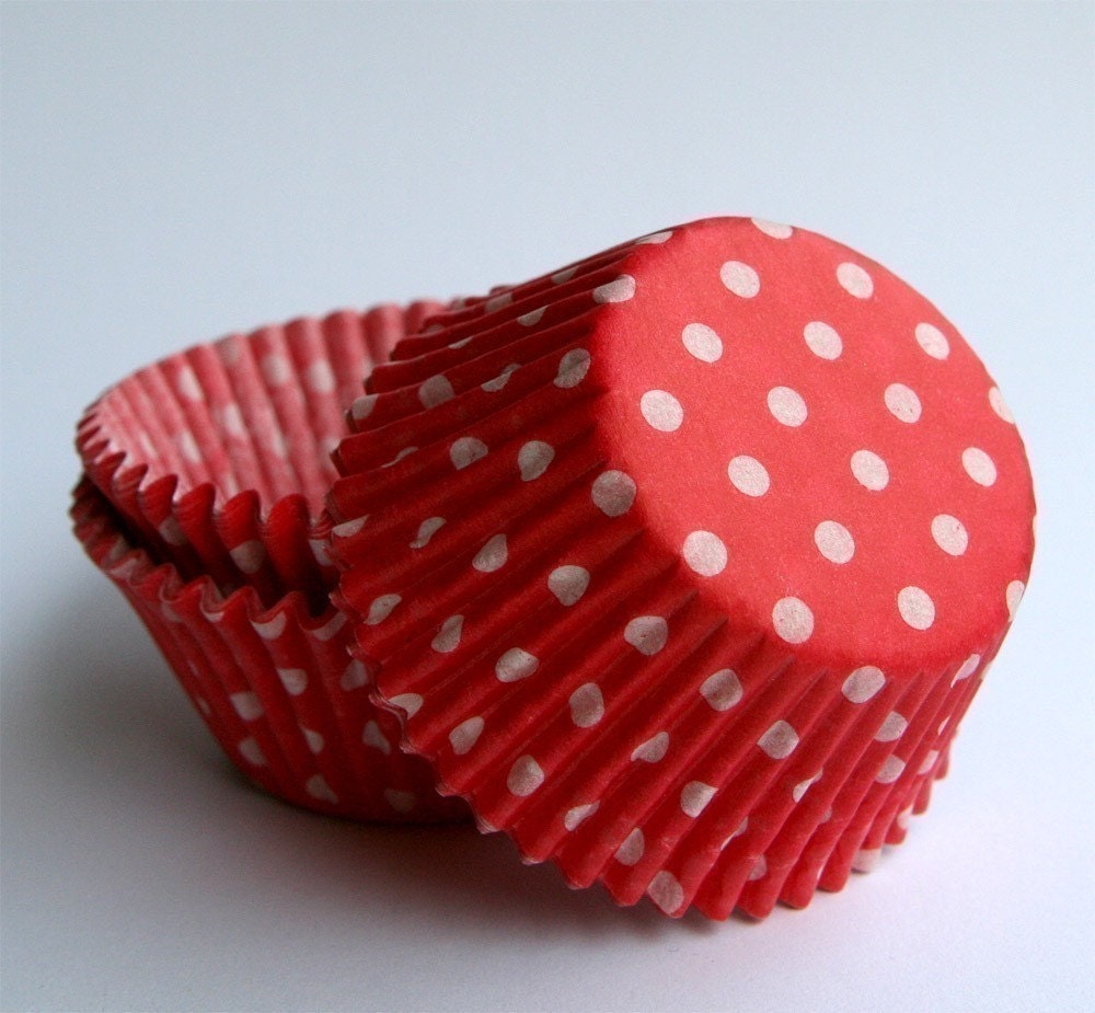 Ladybug Cupcake Kit - Cupcake Liners, Sprinkles and Toppers - for 24 Cupcakes