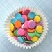 Pastel Jumbo Quins for Decorating Cupcakes, Cookies and Cakes (3 ounces) - pink, yellow, blue, lavender, white, green, orange