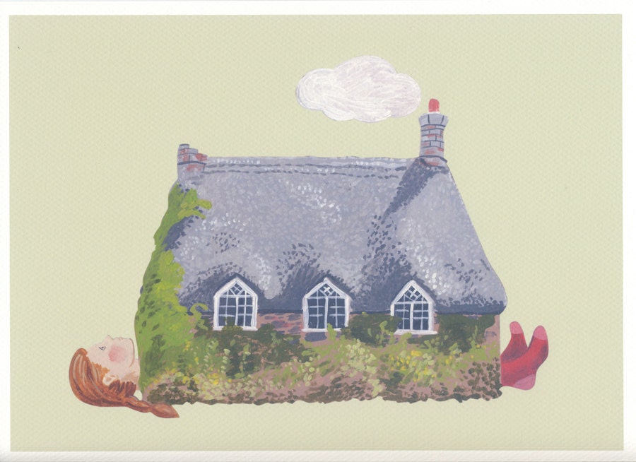 Fine art print -- Woman as House II
