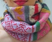 Knitting pattern - Confetti Rags to Riches Scarf