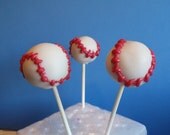 Baseball Cake Pops
