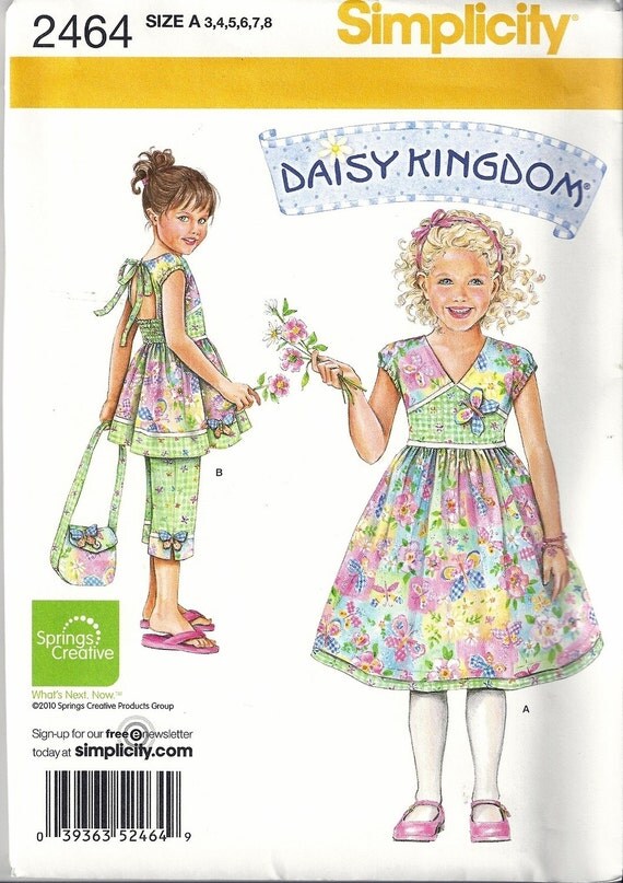 Daisy Kingdom Simplicity Uncut Pattern 2464 Child by InARoseWorld