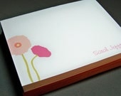 Personalized Poppy Note Cards - Set of 10