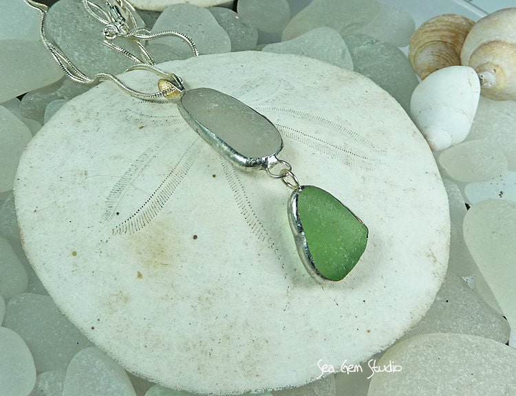 Sea Glass Drop pendant, sea glass pendant, necklace, genuine sea glass, sea glass jewelry, beach wedding