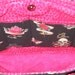 Mini Tote Tattoo's and Glitter / Hot Pink / Skulls and Roses / Accessory / Ready to Ship