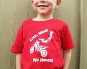 Dirt Bike Kids T-Shirt - Look Mom, No Hands