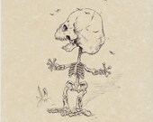 Pigpen Skeleton Print 8x10