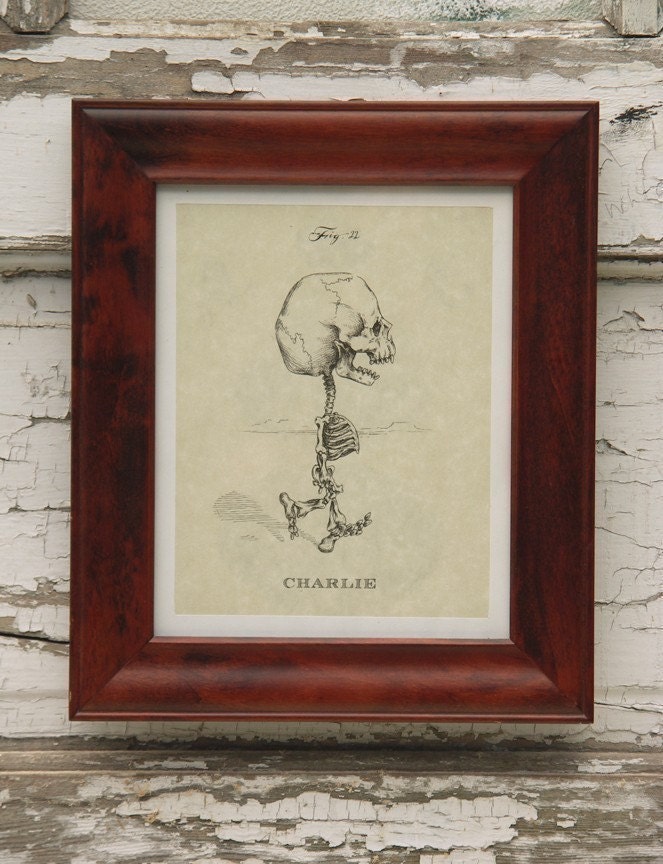 Betty Boop Skeleton Print 8x10