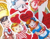 Vintage Valentines Day Cards (1) - PRINTABLE  - Adorable Ephemera