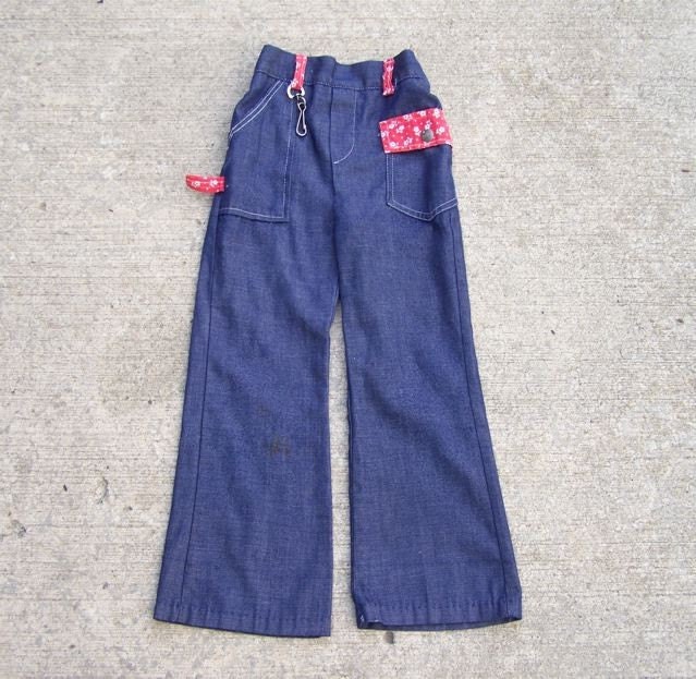 bell bottom jeans with flowers