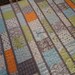 Baby Quilt, Modern Baby Boy Quilt - Backyard Baby - Gray Grey Aqua Orange Quilt-Made to Order