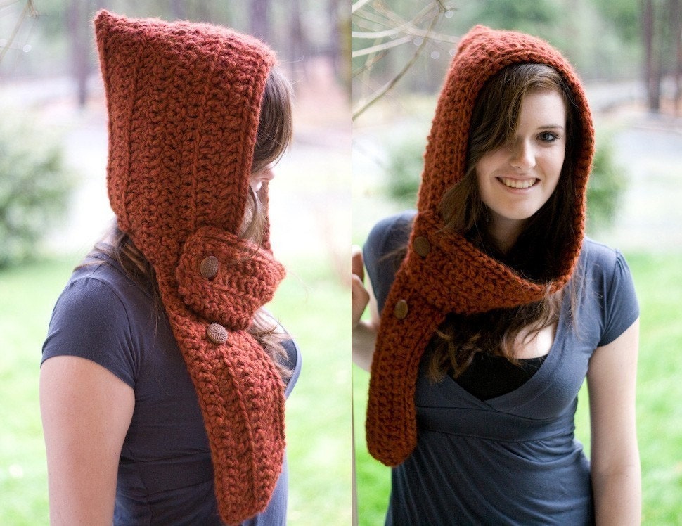 CUSTOM listing for AmbiebambiexD, Hand crochet custom Mini Scoodie (hooded scar