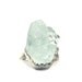 Raw Aqua Icy Sterling Silver Ring - Eisberg