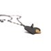 Black Silver Yellow Gold Heart Necklace - Gold Within