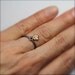CUSTOM LISTING FOR Mariya - Dark Silver Gold Diamond Daisy Ring - Dancing Daisy