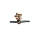 CUSTOM LISTING FOR Mariya - Dark Silver Gold Diamond Daisy Ring - Dancing Daisy