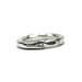 Sterling Silver Diamond Wedding Band - Subtle
